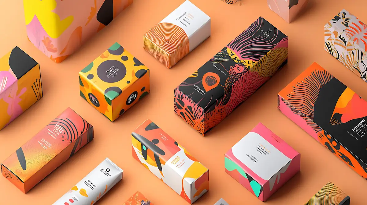 Grafica per packaging Venezia Revisione e mockup 3D